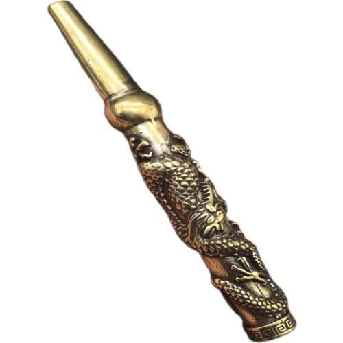 Chinese retro brass faucet mouth pipe collection