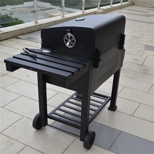 Braised BBQ Smoker Portable Charcoal Grill Grill Light Barbecue Smoker Barbecue Outdoor Cooking Camping Barbecue