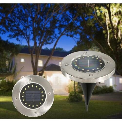 16LED Solar Light Ground Lamp Eco-friendly Solar Power Home Security Lamp Waterproof Garden Buried Stair Lights