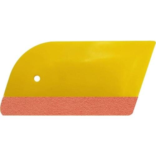 Yellow Smooth Felt Edge Wrapped Squeegee For Protecting Vinyl Film Sensitive Materials from Marrying and Scratching A71S