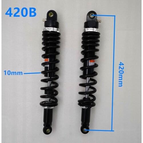 10mm 12mm spring 420mm 470mm Motorcycle Shock Absorber for HONDA YMAHA SUZUKI Kawasaki Polaris rzr 800 QUAD DIRT ATV