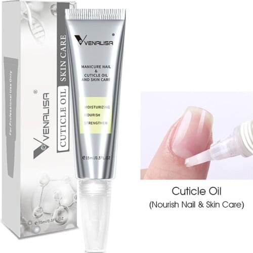 15ml Venalisa Cuticle Oil Nail Gel Polish Manicure Nail Skin Care Moisturizing Nourish Strengthen for Gel Nail Cuticle Softener