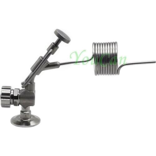 304 Stainless Steel 1.5" Tri Clamp Sample Valve, stainless steel Sampling Coil Conical Fermenter Accessories