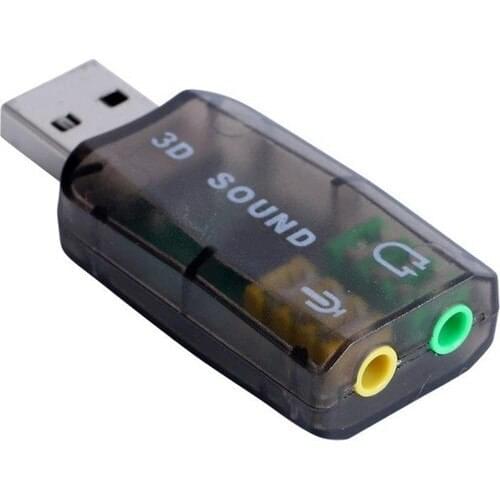 5.1 Sound USB Sound Card Virtual 3D Converter Converter Computer Notebook Microsoft Surface Tablet