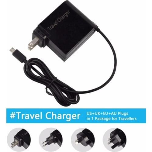 19V 1.75A 33W AC Laptop Power Adapter Travel Charger For Asus Eeebook X205T X205TA US+UK+EU+AU Plugs In 1 Package