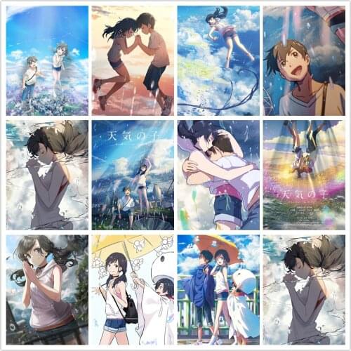 5D DIY Diamond Painting Weathered With You Poster Full Embroidery Inlaid Anime Cross Stitch Kits Mosaic Set Artist Home Decor