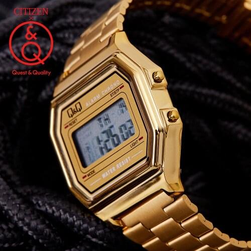 Citizen Q&Q watch men set top brand luxury LED digital Waterproof Quartz men watch Sport military Wrist Watch relogio masculino