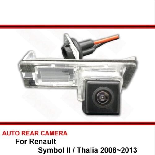 For Renault Symbol II 2 Thalia 2008~2013 car rear view camera trasera Auto reverse backup parking Night Vision Waterproof sony