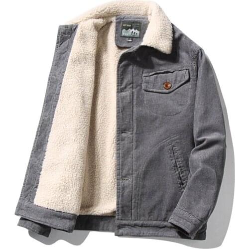 Denim mens coat jacket and coat casual winter warm jacket to keep warm