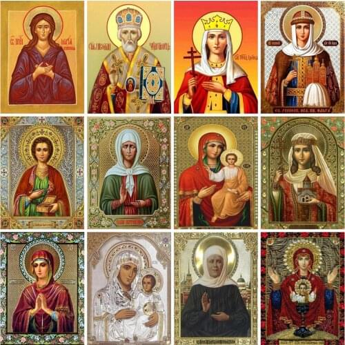 EverShine 5D Diamond Painting Full Square New Arrivals Religion Diamond Embroidery Virgin Mary Rhinestones Art Decoration Home