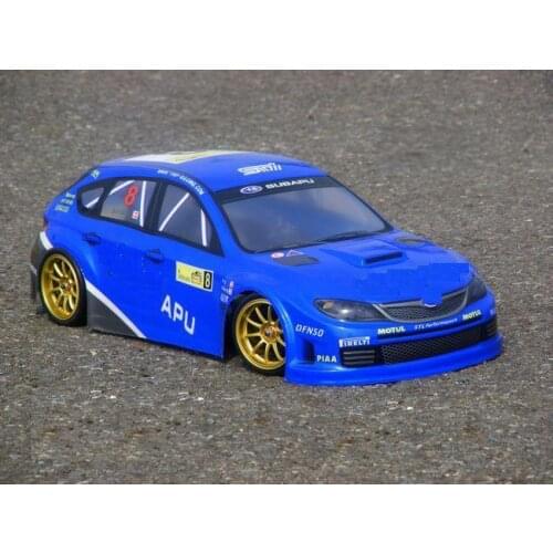 Ewellsold 1/10 remove control car r/c car 1/10 PVC painted Body Shell 190mm No:038blue 2pcs/lot
