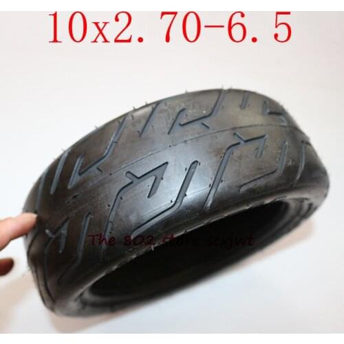 Good Quality 10 Inch Vacuum Tire 10x2.70-6.5 Tubeless Tyre Fits Electric Scooter Balanced for Many Size Like It 10*2.70-6.5
