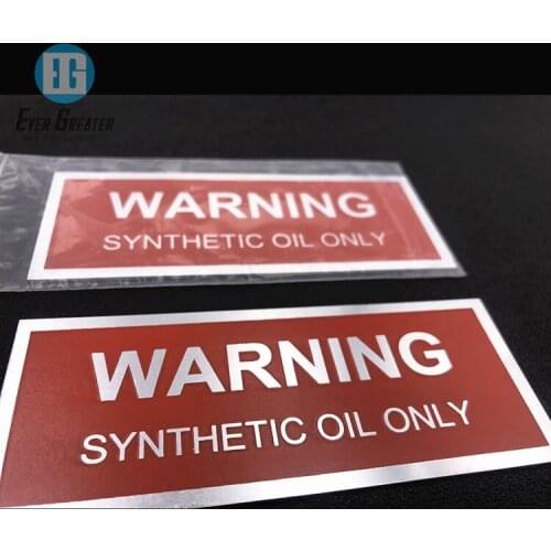 Customized Reflective Material Machinery Labels Warning Stickers Car Sticker