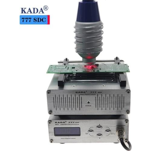 KADA 777 IRDA SMD BGA T862 infrared rework station 853 preheat station 2 in 1 infrared soldering station