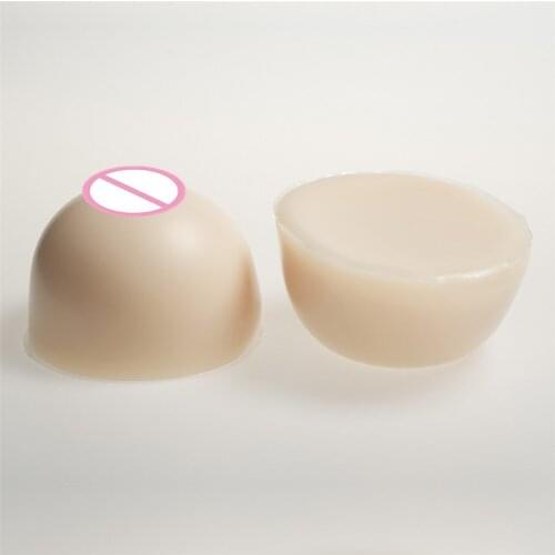 Circular White Huge Silicone Breast 3200g/Pair Shemale Realistic Breast Forms Crossdresser Boobs Prosthesis Insert Enhancer Pad