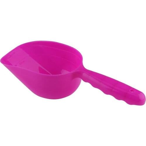 Useful Pet Puppy Dry Food Spoon Plastic Hand Shovel Pets Feed Measuring Scoop For Dog Cat Bird Seed PR Sale