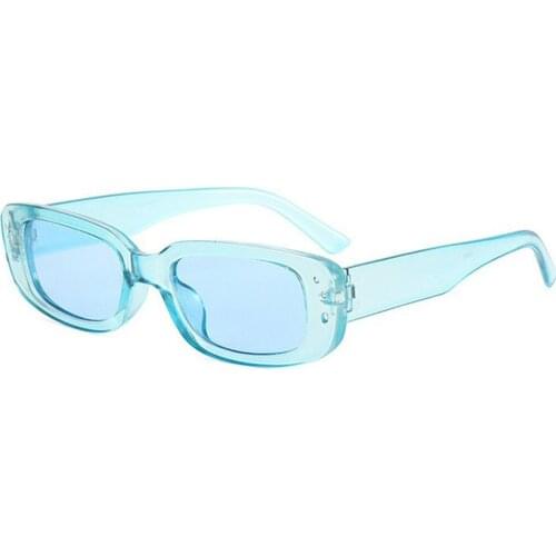 Small Frame Square Sunglasses Colorful Street Shooting Durable Lightweight Stylish Eyeglasses For Motorcycle