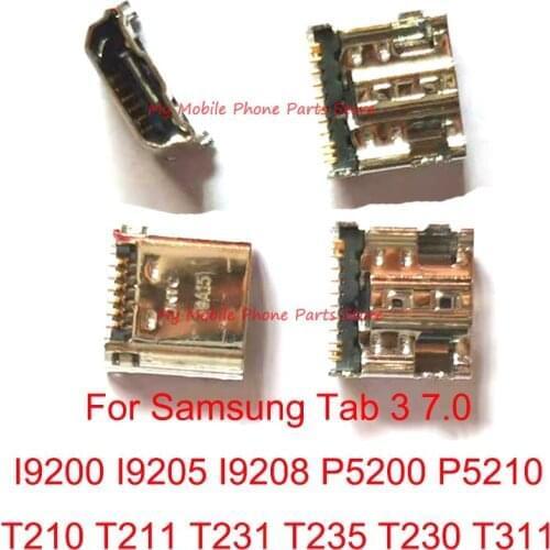 Original Micro USB Plug Charging Port Connector Socket For Samsung Tab 3 7.0 I9200 I9205 P5200 P5210 T530 T210 T211 T311 I9208