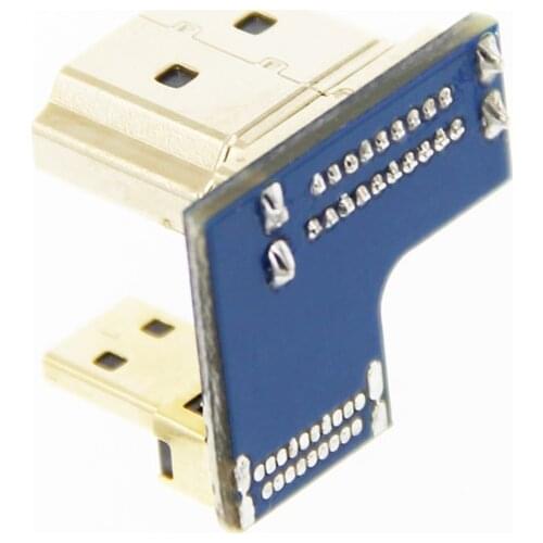 Converter Male to Male Adapter for Raspberry Pi 3/4 HDMI LCD Touchscreen Display RPI133