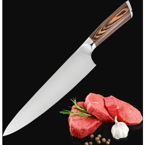 8 inch Germany 4116 Stainless Steel Professional Chef Knife Japanese Kitchen Knives Meat Cleaver Santoku Knife
