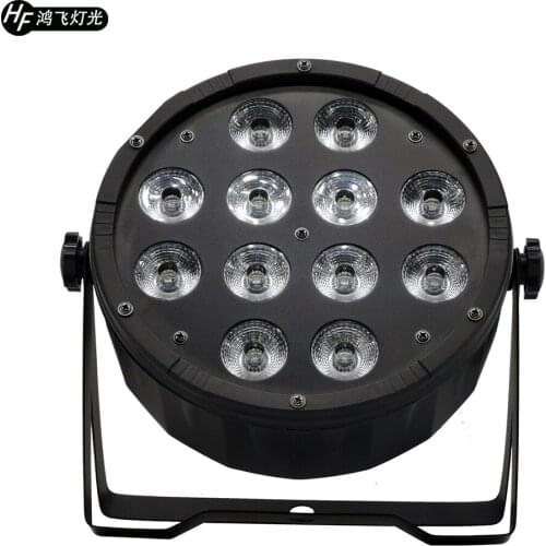 12x12w led par light rgbw 4in1 led flat par light DMX stage dj dyeing lights
