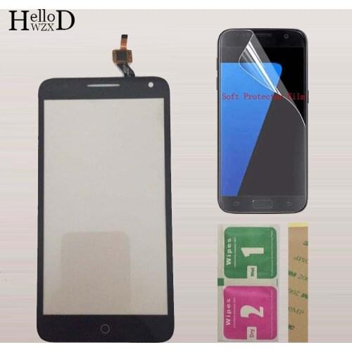 5.5'' TouchScreen Touch Screen Front Glass For Alcatel OT5025 5025D 5025 Touch Screen Panel Digitizer Protector Film