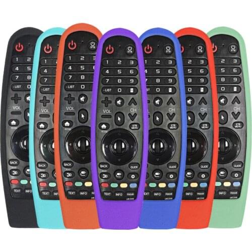Silicone Remote Control Case for LG TV AN-MR600 AN-MR650 MR19BA Magic Remote Cover Shockproof Washable Remote Holder