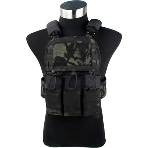 TMC3531-MCBK Tactical New FPC Vest with Snake Buckle Stored In Tactical Military Equipment