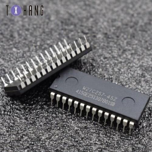 1/5PCS W27C257-45Z W27C257 27C257 DIP-28 HIGH QUALITY IC diy electronics