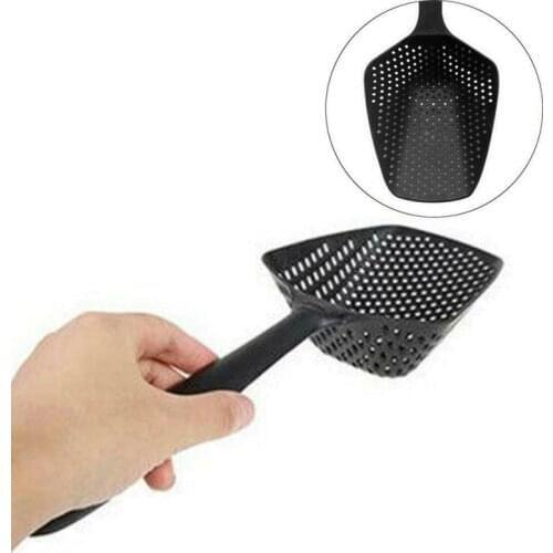 1pc Kitchen Nylon Soup Spoon Ladle Anti-scald Skimmer Filter Fry Food Mesh Filter Portable Housewares Kitchen Gadget Sets