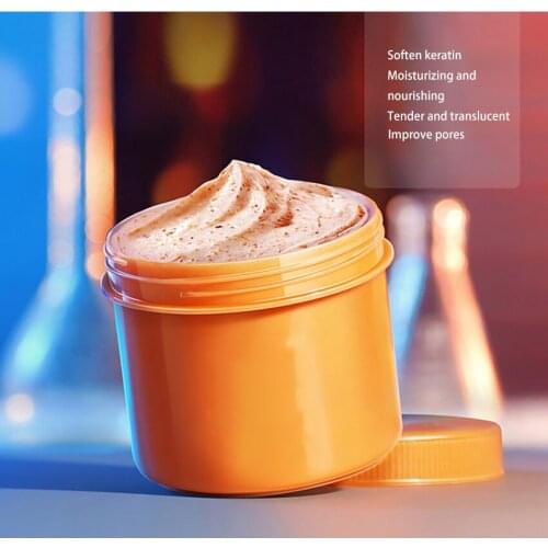 1pcs Shea Butter Body Scrub Body Face Wash Remover Exfoliating Facial Cleanser for Wrinkles Skin Care Foot Scrub for Women Men
