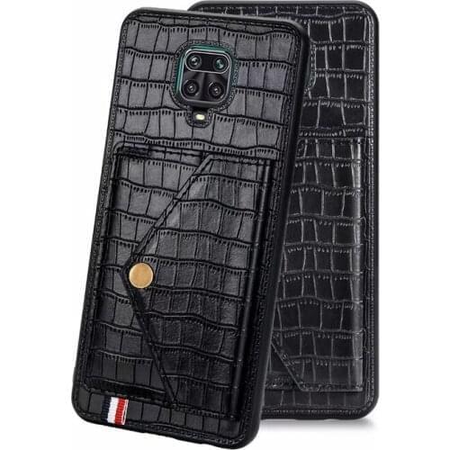10pcs Crocodile Skin PU Leather Wallet Pocket Slot Flip Case Cover For XIAOMI 10 Lite K30 Pro ZOOM Redmi Note 9 9s 8 8T Pro Max