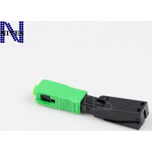 100/pcs a lot SC-APC Fast connector FTTH Optic Fiber Quick Cold APC/SC SC-APC 0.2 dB single mode