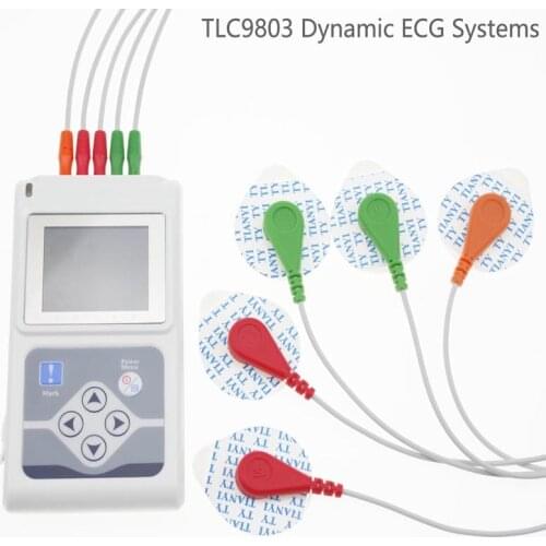 3 Channel Recordable Machine ECG Holter Monitoring System Tester Monitor Health Care Print Report With PC Software