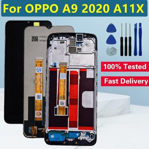 6.5" Original LCD For OPPO A9 2020 A11X LCD Display Screen Touch Panel Screen Digitizer For OPPO A11X CPH1937 CPH1941 LCD Screen