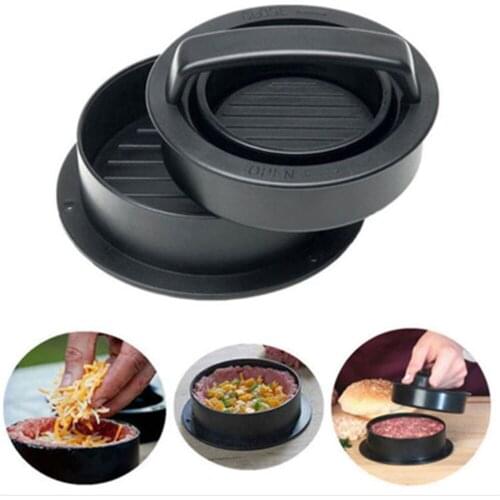 ABS Hamburger Maker Hamburger Press Round Shape Mould Non-Stick Chef Cutlets Hamburger Meat Beef Grill Burger Press Patty Maker