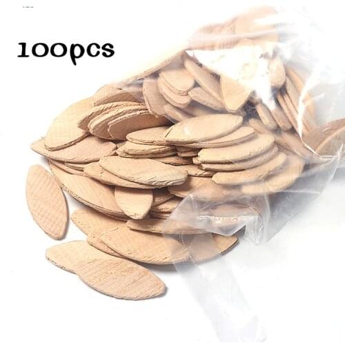 Free shipping 100PCS No. 0#10 # 20# Assorted Wood Biscuits For Tenon Machine Woodworking Biscuit Jointer