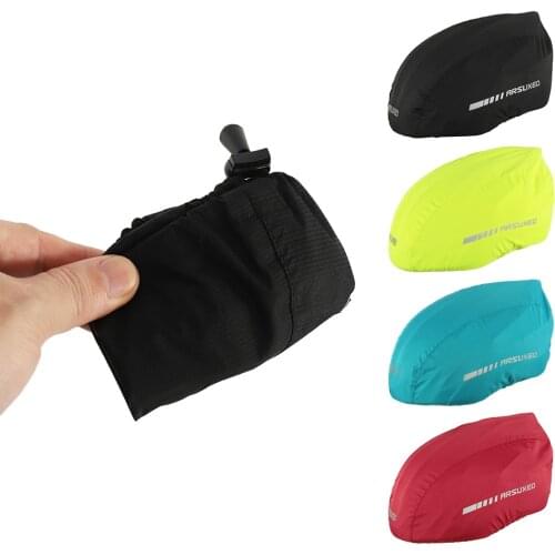 Waterproof Bike Helmet Cover with Reflective Strip Cycling Bicycle Helmet Rain Cover Road Bicycle Helmet Water Snow Cover