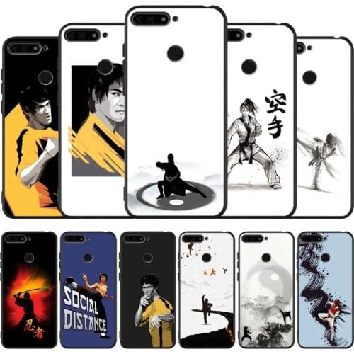 Taekwondo black Silicone Phone Case For honor 30 20 Pro 8 8X 9 10 20 Lite Mate 10 20 30 Lite Pro cover