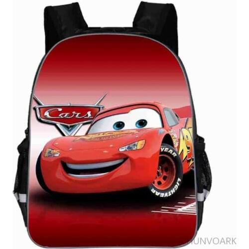 Disney 11/13/16 inch 95 Cars Schoolbag Cool 3D Printing Small Backpack Kindergarten Baby Boys School bags Kids Bookbag