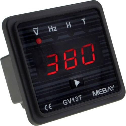 MEBAY GV13T AC220V Diesel Generator Digital Voltmeter Frequency Hour Test Panel Meter