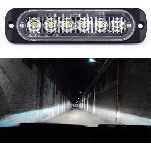 DRL 112*28mm Car Flash Light White DC 12V-24V 333mA Daytime Running Light Headlight Replacement 2018 NEW HOT Useful