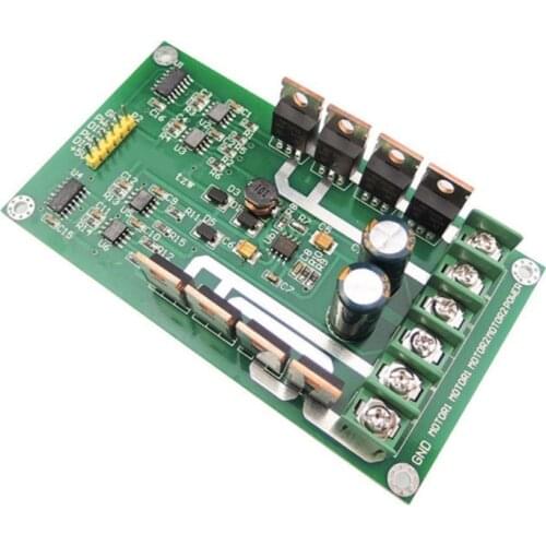 Dual DC Motor Driver Board H-Bridge PWM DC Motor Drive Module MOSFET IRF3205 12V 24V 10A Peak 30A With Brake Function