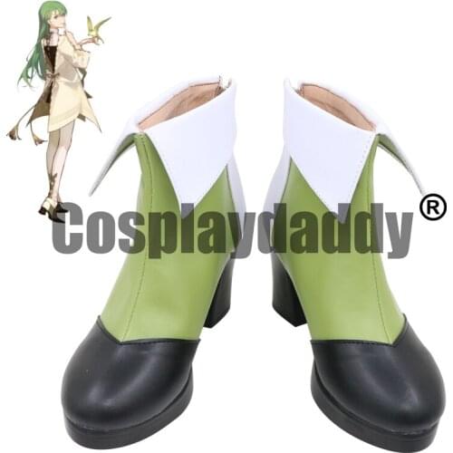 Fate/Grand Order Heroic Spirit False Lancer Enkidu Chains of Heaven Fate Streetwear Ver. Game Cosplay Shoes Ankle Boots C006
