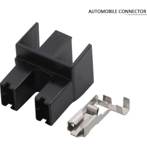 DJ7029C-6.3-21 HID H2 H7 male female connector cable Terminal connectors jacket auto socket 2 pin Connector automotive plug