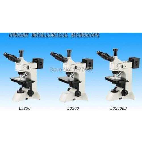 Hot Sale Made in China 50X-500X Trinocular Upright Metallurgical Microscope MM-L3230