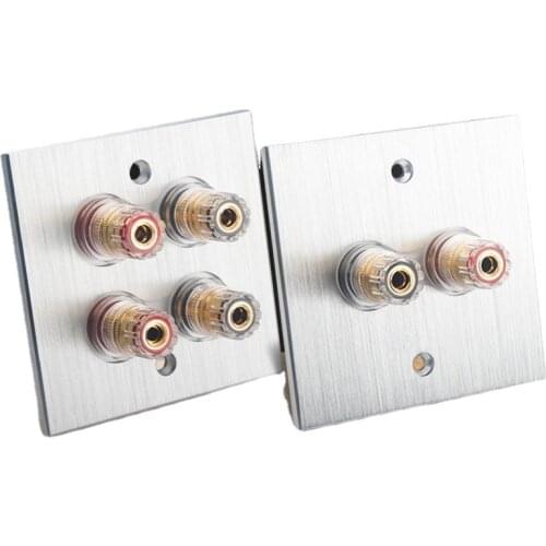 HiFi Audio Speaker Cable Accessory Copper Binding Post Terminal Board Box 86mm