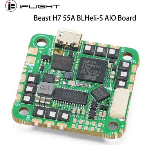 IFlight Beast H7 55A 4in1 2-6S BLHeli-S AIO Board Flight Controller with 5V 2.5A BEC/Barometer For Digital and Analog FPV Drone