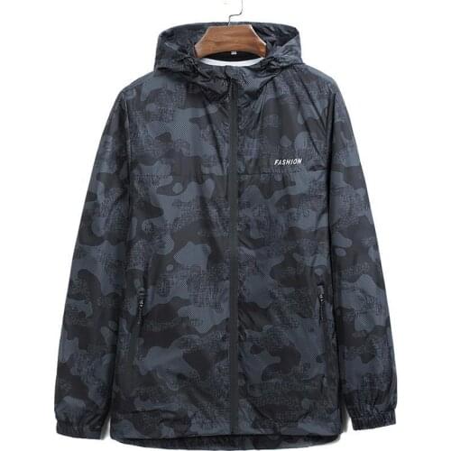 Plus 10XL 9XL 8XL 6XL 5XL 4XL Floral Jacket Autumn Mens Hooded Jackets Loose Fit Long Sleeve Homme Trendy Windbreaker Coat