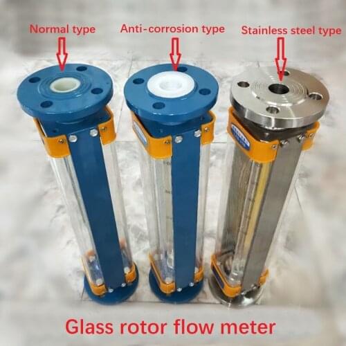 LZB-15 / 25/40/50/80 gas water liquid air glass rotor flowmeter float pipe Cast iron material
